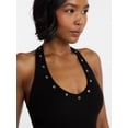 thumbnail image 4 of No Boundaries Grommet Halter Top, Women's XXS-XXL, 4 of 5
