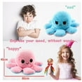 thumbnail image 2 of Grande Peluche Pieuvre Réversible 80 cm - DARMOWADE - Rose et Bleu - Jouet Doux et Mignon - Animaux en Peluche, 2 of 4