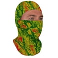 thumbnail image 2 of Glacier Outdoor Sun Hood One-Size Adult Unisex All-Season UV Sun Protection Balaclava, Rasta, 2 of 3