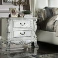 thumbnail image 2 of Antique White 2 Drawers Nightstand With Design And Construction In Bone White, Adds Style Convenience To Bedroom, 2 of 2