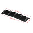 thumbnail image 4 of Bumper Lip Diffuser Rear Bumper Lip Diffuser Rear Bumper Lip Abs Bumper Lip Diffuser Car Bumper Lip Diffuser Universal Rear Bumper Lip Diffuser 5 Fin ABS Carbon Fibre Texture, 4 of 8