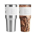 thumbnail image 5 of Built (Set of 2) 30-Ounce Double Wall Stainless Steel Tumblers, 30-Ounces, Stainless Steel and Burlywood, 5 of 6