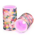 thumbnail image 7 of Yayeee Flameless Candles with Remote Flickering Battery Operated Multi Color Changing, Pink Colorful Circles, 7 of 7