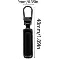 thumbnail image 2 of Zip Zipper, 10pcs Replacement Parts Zip Zipper, Metal Zipper Pull, Removable Metal Zipper Pull, Zip Replacement, for Purse, Dresses, Jeans, Suitcase, 2 of 5