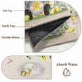 thumbnail image 6 of Summer Gnomes 2'x6' Runner Rugs for Hallway Kitchen Bedside Non Slip Washable, Yellow Lemons Farmhouse Fruits Burlap Entryway Rug Runners with Rubber Backing, Long Carpet Runner for Laundry Room, 6 of 8