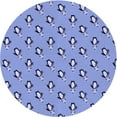 thumbnail image 1 of Ahgly Tapis Rond Lavable en Machine Intérieur Jour de Transition Bleu Ciel, 6 Pieds Rond, 1 of 7