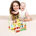 thumbnail image 3 of Montaña rusa Bead Maze Toy Wondertoys con ábaco de madera, 3 of 7