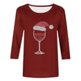 thumbnail image 4 of Womens Long Sleeve T Shirts Tops Crewneck Printed Casual Fashion Fall Clothes for Women Tees Blouses L, 4 of 4