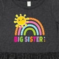 thumbnail image 4 of Inktastic Family Big Sister with Rainbow Girls Toddler Dress, 4 of 5