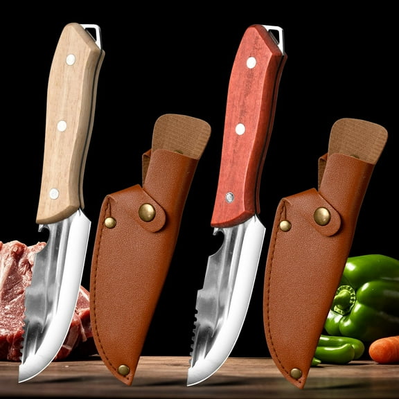 Multi-purpose Stainless Steel Boning Knife, High-end Sharp Meat Cleaver, Fruit Peeling Knife, Suitable For Home Cooking and Outdoor Cooking.