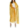 thumbnail image 2 of Women Men's Cape Hooded Sequin Carnival Adult Props Sequin Cape Dress for Women Formal Summer Umbrella Women S Scarf Lightweight Sheer Shawl Wraps for Women Shoulder for Elderly Women's Scarves, 2 of 9
