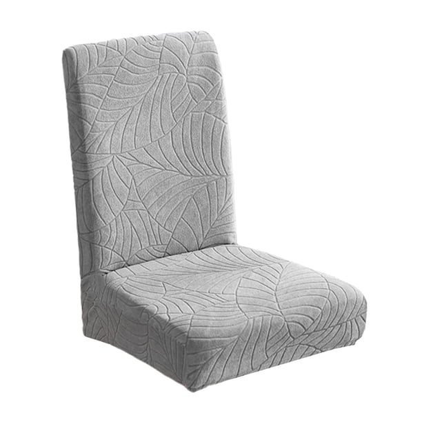 Funda elástica para silla de comedor, fundas extraíbles y lavables para banquetes y eventos. Gris claro