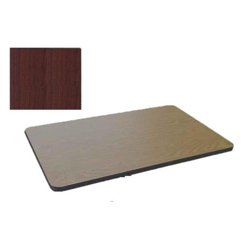 Rectangular Cafe Breakroom Top in Red (30 in. x 60 in./Cherry)