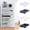 Black, variant on Desktop File Box Organizer Stackable Laminated Paper Rack and Storage Tray for Home Office Documents