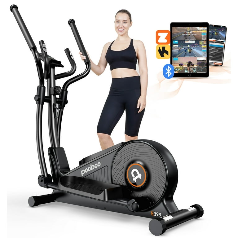 Elliptical Machine for Home Use Elliptical Exercise Machine Silent Magnetic Elliptical Training Machines LCD Monitor