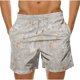 thumbnail image 1 of Pantalones Cortos Casuales de Baño con Impresión de Hojas Hawaianas para Hombres 100% Poliéster, Pantalones de Playa de Secado Rápido, Upf 50 + con Forro de Malla para Nadar, 1 of 5