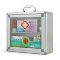 thumbnail image 5 of Alloy Aluminum Alloy First Aid Kit Wall Mounted Medicine Box Portable First Aid Case, 5 of 5