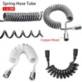 thumbnail image 5 of 1Pcs Retractable Useful Telephone Line Bathroom Accessories Flexible Water Plumbing Spring Shower Hose Sprayer Connect Pipe Toilet Bidet GREY 1.5M, 5 of 8
