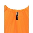 thumbnail image 2 of Simplicity Women's Classic Elastic, 3-Layered Tulle Tutu Skirt, Orange, 2 of 2