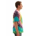 thumbnail image 2 of Whiskey & Oak Men’s Tie Dye T-Shirt – Crew Neck Tee Shirt (Tie Dye Neon Multi, Medium), 2 of 3