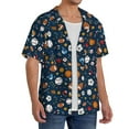 thumbnail image 2 of Kdxio Men's Hawaiian Shirt for Men Short Sleeve Shirt Ball Sports Summer Casual Holiday Beach Button Down T-Shirts, 2 of 7