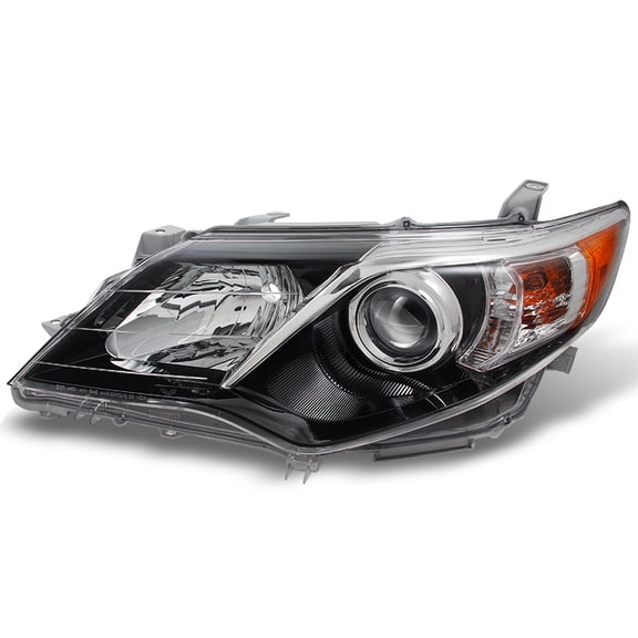 AKKON - For Toyota Camry SE Model Black Bezel Projector Headlight Front Lamp Driver Left Side Replacement