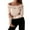 Khaki, variant on Ketyyh-chn99 Pullover Sweaters for Women 2024 Long Sleeve Pullover Striped Plus Size Knitted Sweaters Tops White,L