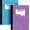 Blue & Purple, variant on Enday Composition Notebooks Wide Ruled Paper, Colored Marble Composition Notebook Covers, 100 Sheets (200 pages) Composition Books, Marble Notebooks Wide Ruled For School
