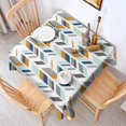 thumbnail image 2 of Multicolor Chevron Pattern Square Tablecloth,Waterproof Square Table Cover,Wipeable Spillproof Washable Table Cover for Home Kitchen Party Decor 42"X42"(107x107cm), 2 of 6
