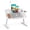 Silver, variant on Foldable Laptop Desk,Portable Lap Desk with Cup Holder and Phone Stand, Split Design Bed Table Tray for Working,Reading,Eating on Bed Sofa Floor,Black