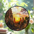thumbnail image 2 of Angkor Wat Stained Glass Ornament 2025, Travel Landmark Christmas Decoration, Holiday Keepsake Gift, Collectible Souvenir, Glass Look Hanging Decor, Xmas Tree Decoration, Iconic, 2 of 6