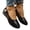 Black, variant on Croc Embossed Wedge Sneakers for Women Patent Leather Slip On Shoes for Women low heels Round Toe Casual Breathable Walk Flats Non Slip Footwear for Daily Office Shopping Beige 9