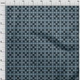thumbnail image 3 of oneOone Georgette Viscose Fabric Check Ikat Printed Craft Fabric BTY 42 Inch Wide, 3 of 4