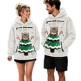 thumbnail image 4 of Christmas Santa Reindeer Pet Pouch Hoodie, Drop Shoulder Carrier Sweatshirt with Side Zip for Festive Xmas Holiday Wear, 4 of 6
