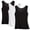 Black+Black+White, variant on Basic Tank Tops for Women Crew Neck Loose Fit Summer Casual Undershirts Sleeveless T-shirt Lightweight Camis Tunic Shirt 3-Pack