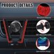 thumbnail image 5 of Soporte ajustable para teléfono móvil para coche: mini soporte giratorio 360° para salpicadero, compatible con la rejilla de ventilación, soporte universal para teléfono móvil para vehículos, 5 of 6