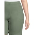 thumbnail image 4 of JMS Just My Size by Hanes Women's Plus Size Pull On Shorts with Pockets, Single and 2-Pack, 9” Inseam, Sizes 0X-4X, 4 of 6