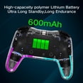 thumbnail image 6 of Wireless Bluetooth Gaming Controller with RGB Light,Wireless Switch Pro Controller Compatible Switch/Android/TV/PC/PS3 Rechargeable Switch Remote Gamepad With Turbo,Wake-up,4 Level Vibration Function, 6 of 11