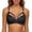 Black, variant on Women's Adjustable Thin Push Up Bra for Small Chest Red 36