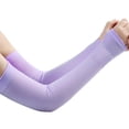 thumbnail image 2 of 1Pair Protection Arm Sleeves Ice Silk Cover Up Cooling Athletic Sports, 2 of 8