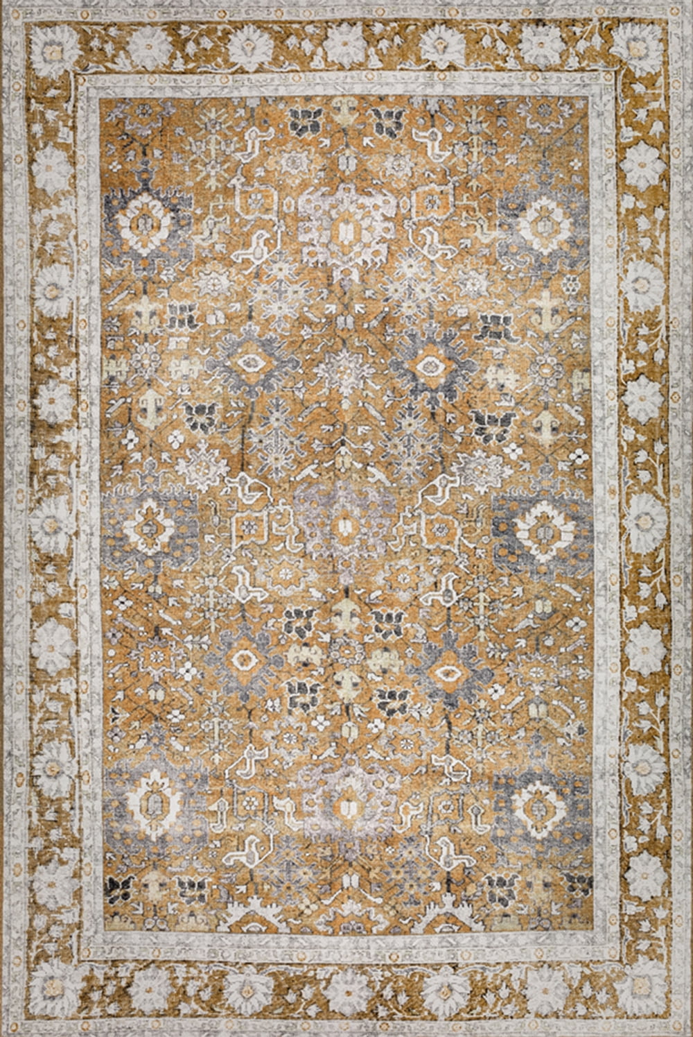 Dalyn Amanti Area Rug AM4 Am4 Walnut Walnut Loops Rings 5' x 7' 7