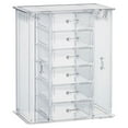 thumbnail image 3 of OnDisplay Clear Acrylic Jewelry Organizer Box with 6 Drawers and Side Hooks – Makeup, Necklace, and Accessory Storage for Dresser or Vanity, 3 of 7
