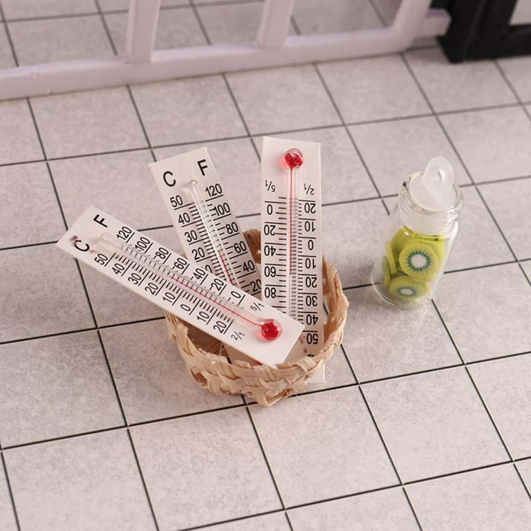 10/20PCS Miniature Paper Cardboard Thermometer Simple Style house Indoor  Outdoor Small paper thermometer thermometer Kitchen - AliExpress