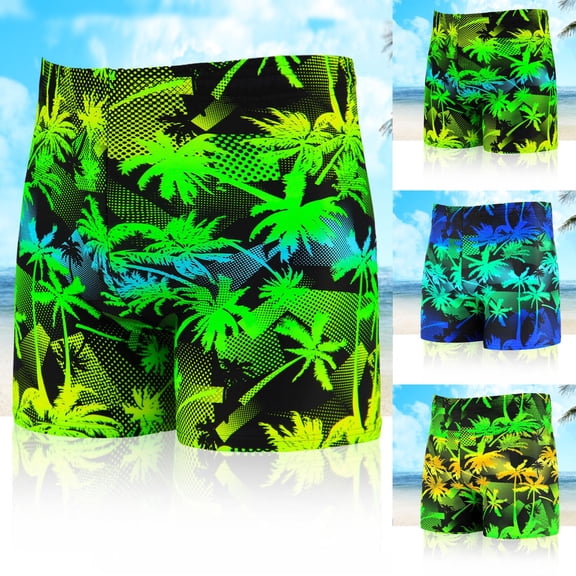 WIZUTIZ Mens Swim Trunks with Compression Liner Swim Shorts Swimwear Quick Dry Bathing Suit Beach Swimsuit