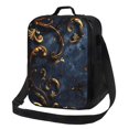 thumbnail image 1 of Balery Elegant Gold Scrollwork Caja de Almuerzo y Bolsa de Almuerzo para Hombres y Mujeres, Bolsa de Almuerzo Reutilizable con Gran Capacidad, Bolsa de Almuerzo Aislada, 1 of 4