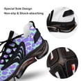 thumbnail image 7 of Leopard Print Pattern in Mint Green, Purple And White Walking Shoes for Men Woman Lightweight Tennis Fashion Elastic Sports Shoes Cushion Basketball Shoes, 7 of 7
