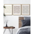 thumbnail image 4 of SHENIFY Boho Abstract Wall Art Mid-Century Tan Geometric Landscape Abstract Shapes Cozy Neutral Modern Minimalist Painting Decorative Artwork 11x14in3pcs Natural Framed, 4 of 5
