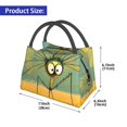 thumbnail image 2 of Easygdp Quirky Cartoon 123 Bolsa de Almuerzo Insulada Reutilizable, Bolsa de Mano y Bandolera para Oficina, Trabajo, Viajes, 2 of 6