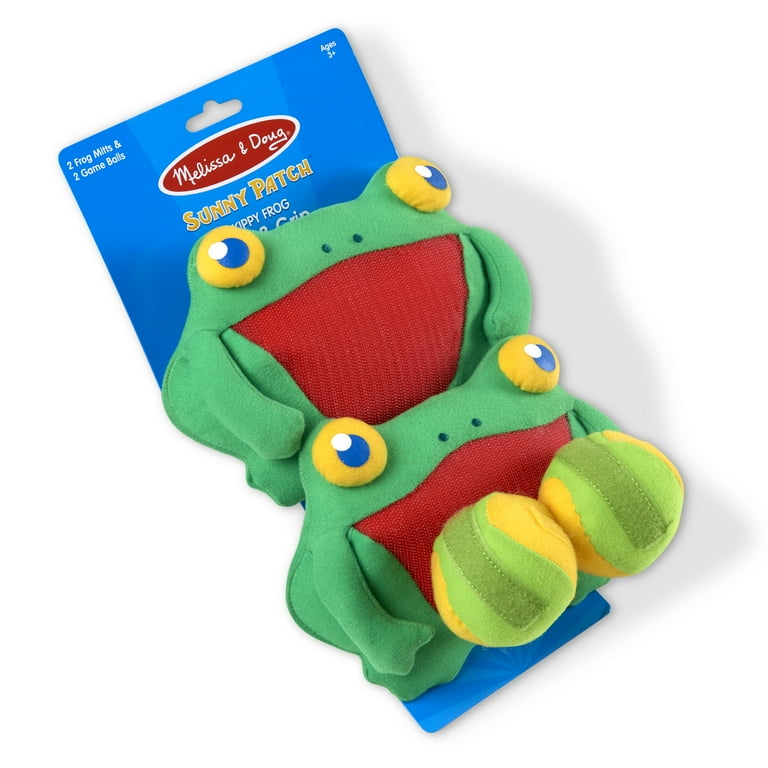 Melissa & Doug Kids Catch Skippy Frog Toss and Grip Game - 2 Mitts
