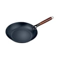 thumbnail image 4 of Sartén Wok de Fondo Plano Wok Utensilios de Cocina con Mango de Madera Wok de Cocina Wok de Hierro Wok Antiadherente Wok para Cocina a Gas Inducción 31 cm, 4 of 8